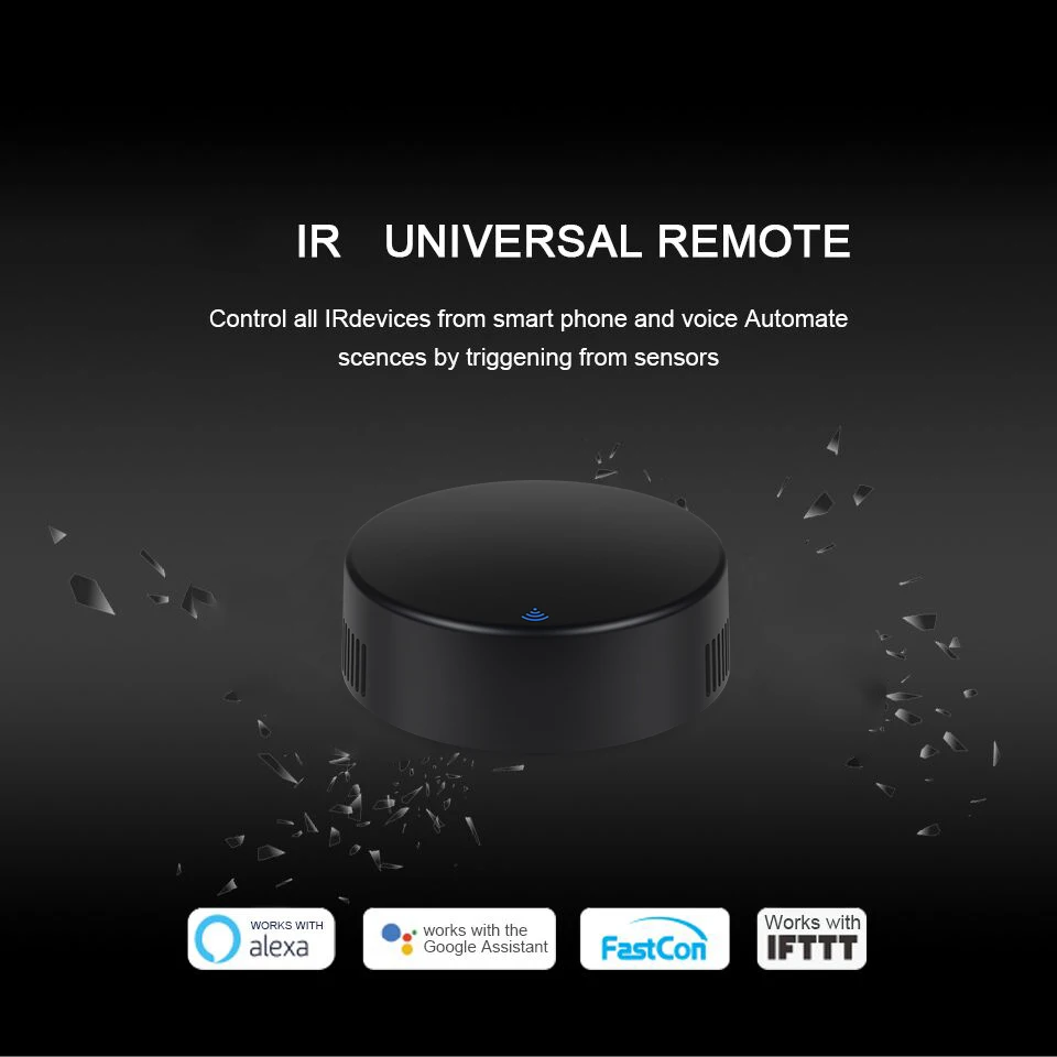 Télécommande Universelle Intelligente WiFi Tuya – Contrôle Vocal & IR 360°