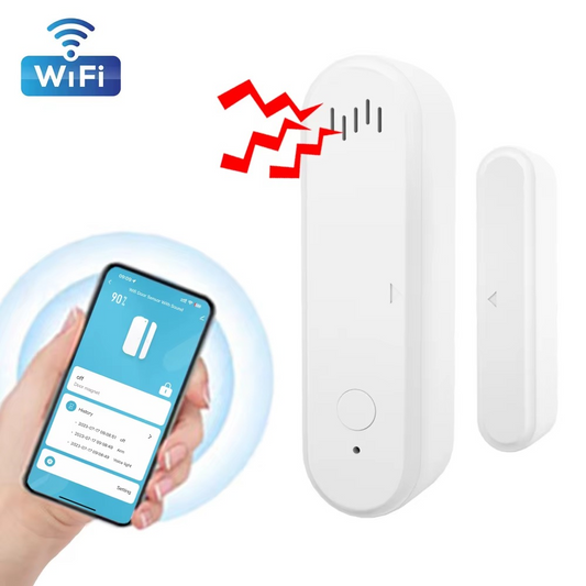 Capteur d'Ouverture Intelligent Wi-Fi Tuya AVEC ALARME – Sécurité Renforcée pour Portes et Fenêtres