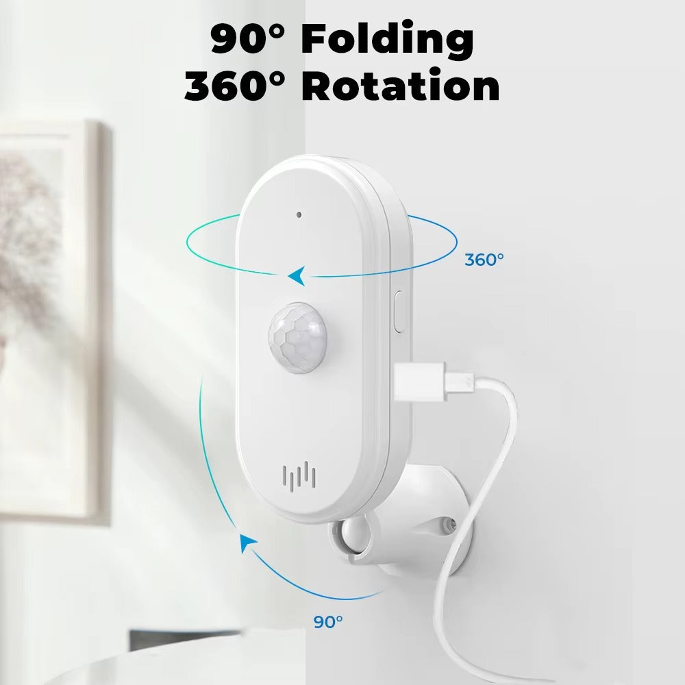 Capteur de Mouvement PIR Wi‑Fi Tuya – Sécurité Intelligente & Notifications Instantanées