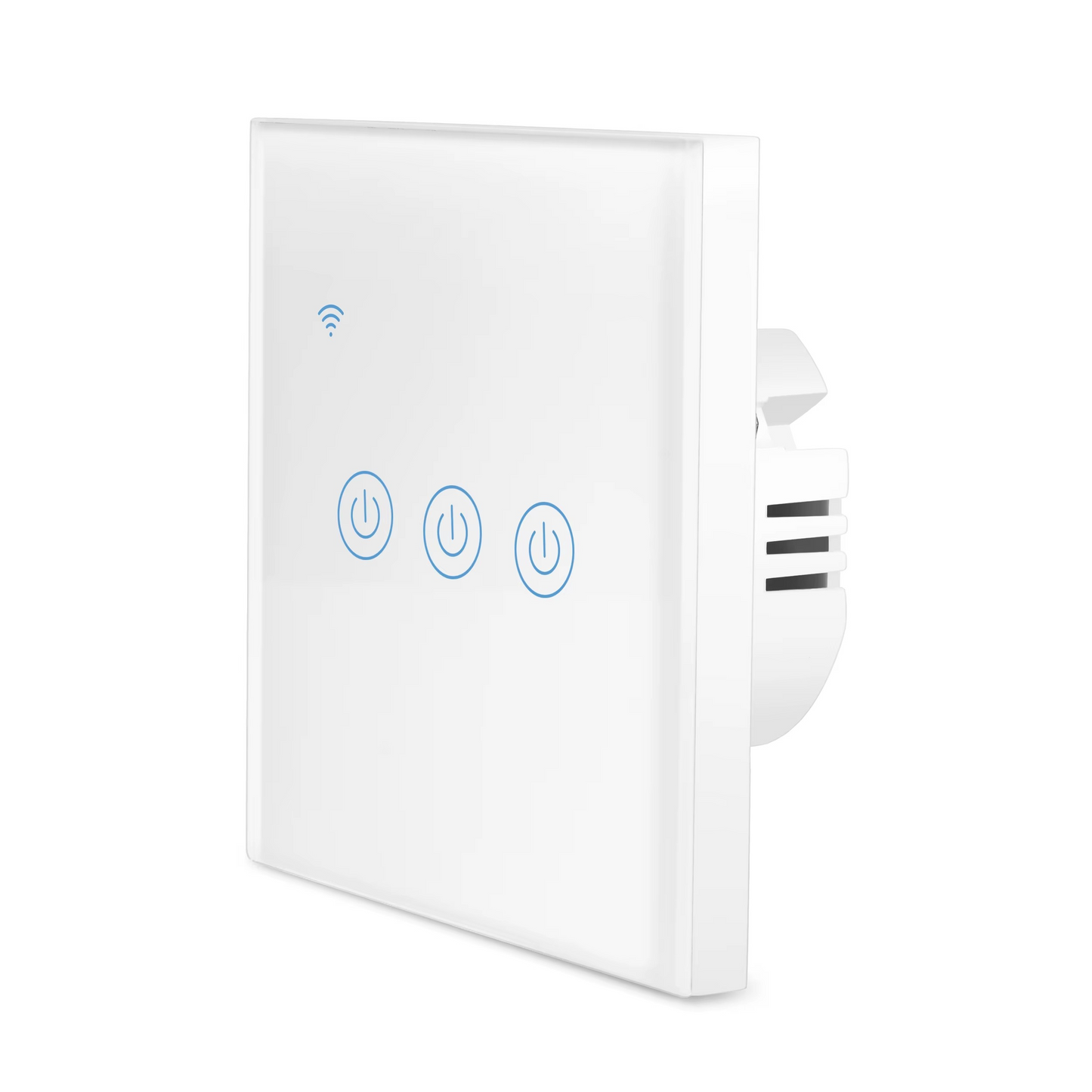 Panneau Mural Intelligent WiFi Standard EU avec Interrupteur Tactile 1/2/3/4 Voies – Contrôle Vocal