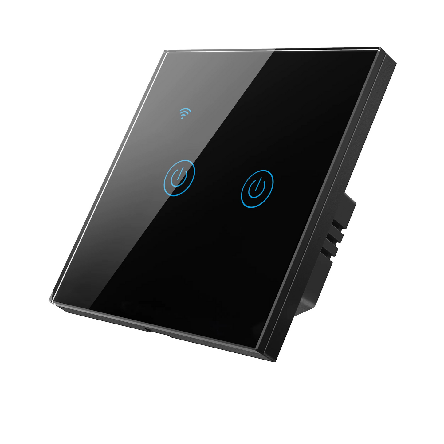 Panneau Mural Intelligent WiFi Standard EU avec Interrupteur Tactile 1/2/3/4 Voies – Contrôle Vocal