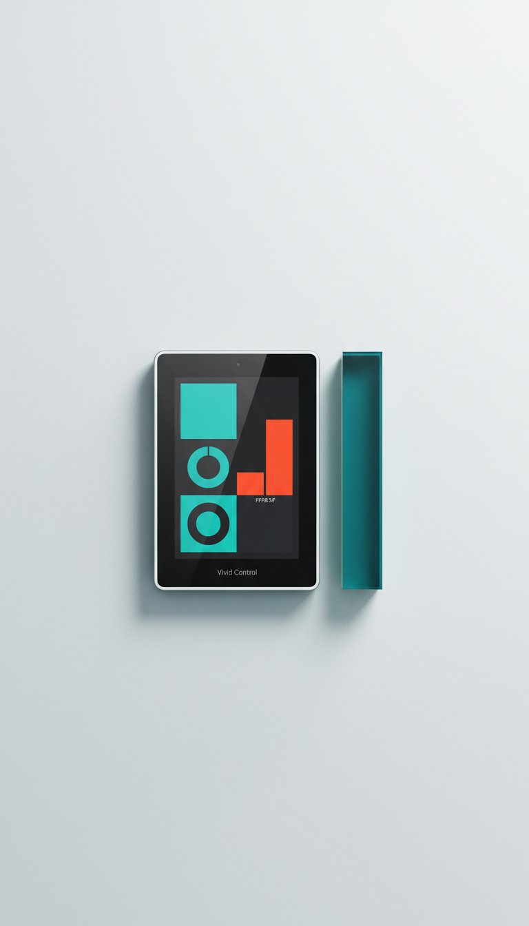 Tablette tactile contrôle intégral verre