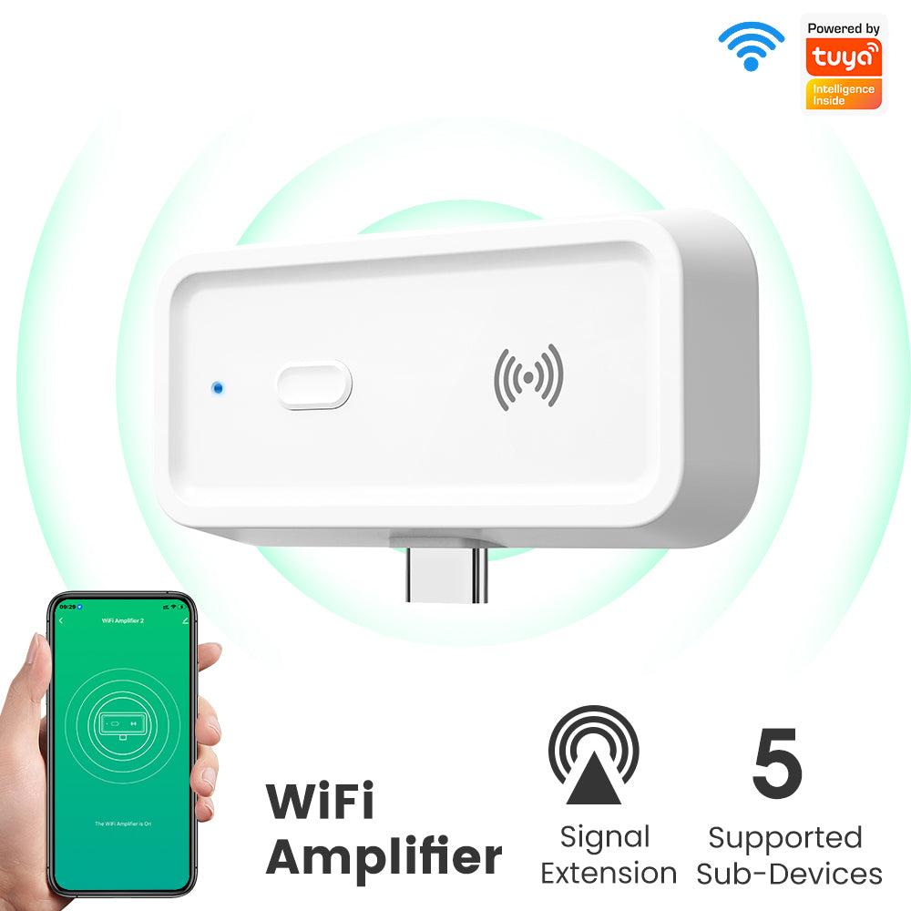 Répéteur WiFi Intelligent Tuya – Amplificateur de Signal & Extension de Réseau + Chargeur Rapide 120W 6 Ports – 3 USB-C PD + 3 USB