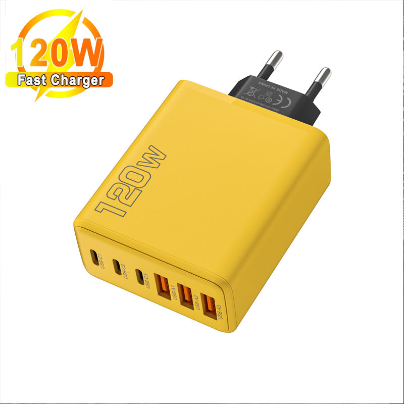 Répéteur WiFi Intelligent Tuya – Amplificateur de Signal & Extension de Réseau + Chargeur Rapide 120W 6 Ports – 3 USB-C PD + 3 USB