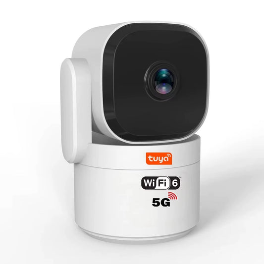 Caméra de Surveillance PTZ 4 K Wi‑Fi 6 – 8 MP, Vision Nocturne & Audio Bi‑directionnel