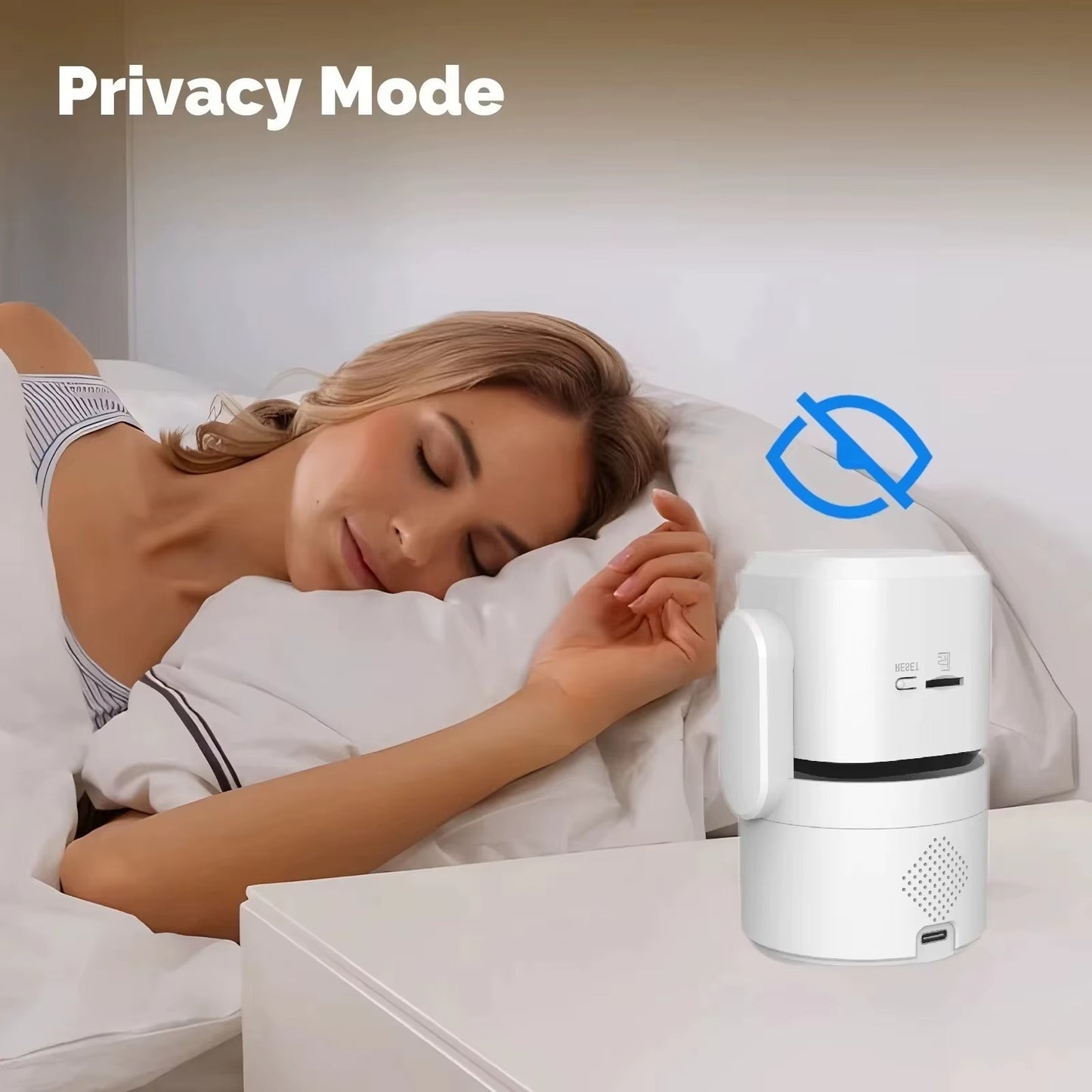 Caméra de Surveillance PTZ 4 K Wi‑Fi 6 – 8 MP, Vision Nocturne & Audio Bi‑directionnel