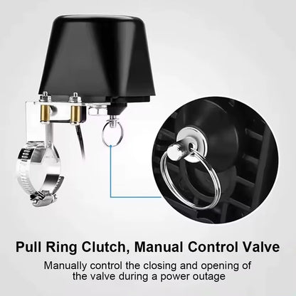 Vanne Intelligente Tuya WiFi – Contrôle à Distance pour Eau & Gaz