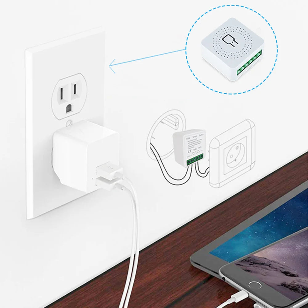 Interrupteur Mural Intelligent WiFi 16A – Alexa & Google Home