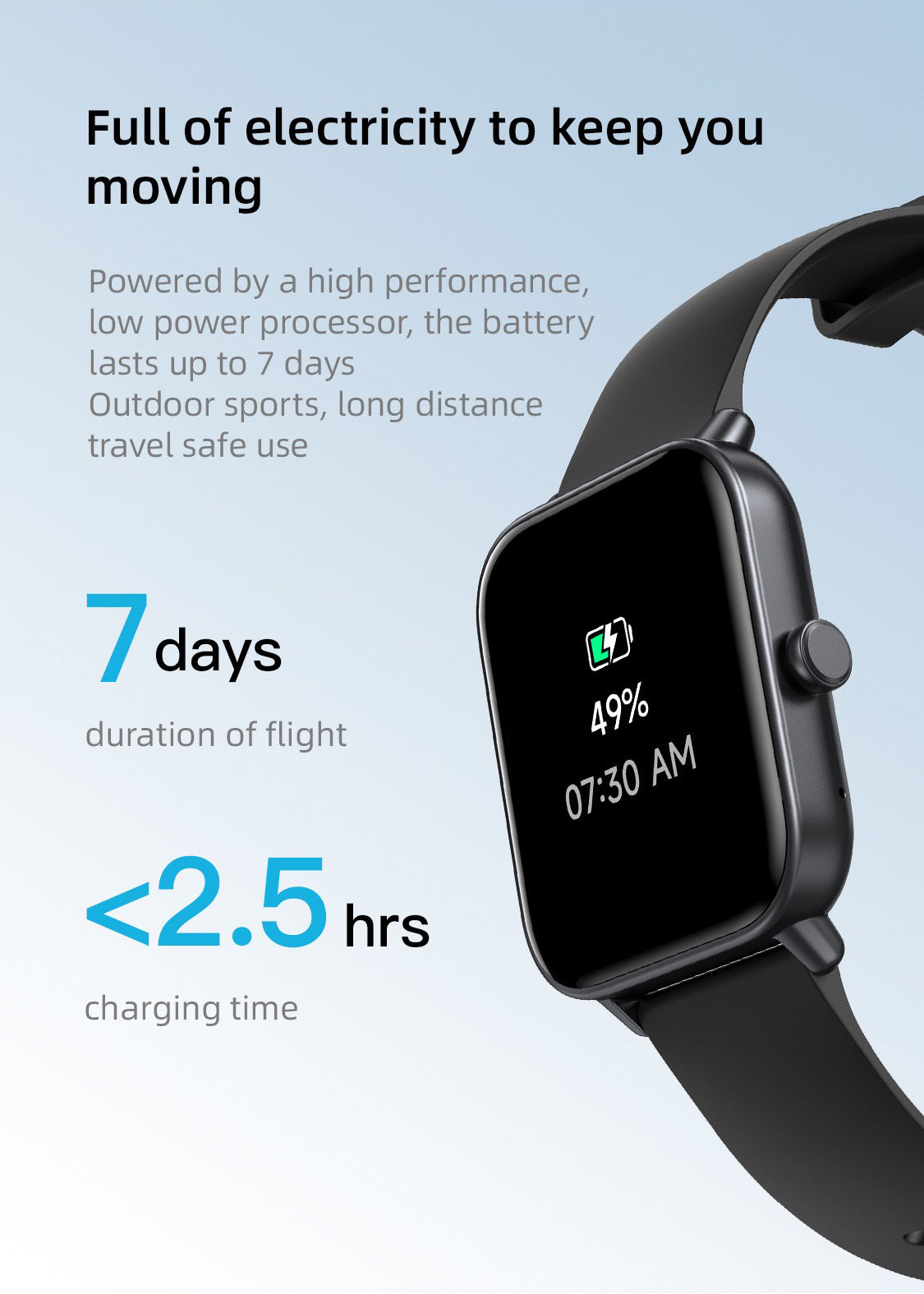 Montre Connectée IDW19 – Alexa, Appels Bluetooth & Suivi Fitness