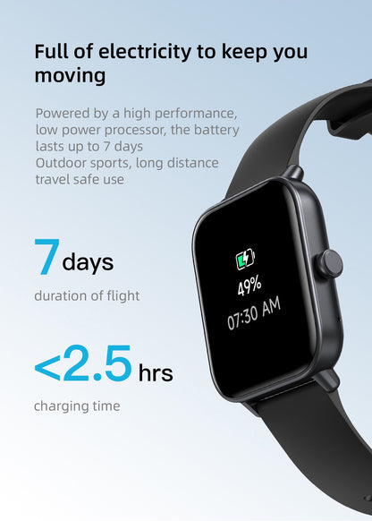 Montre Connectée IDW19 – Alexa, Appels Bluetooth & Suivi Fitness
