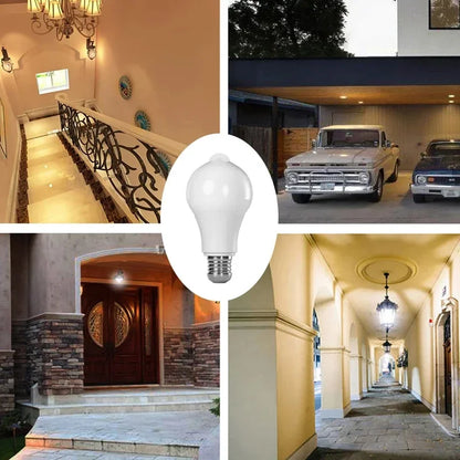 Ampoule LED Intelligente avec Capteur de Mouvement Radar – 9W, E27