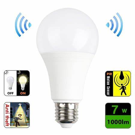 Ampoule LED Intelligente avec Capteur de Mouvement Radar – 9W, E27